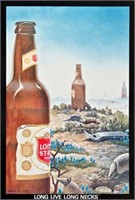 Lone Star Beer Jim Franklin Long Neck Poster