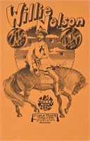 Ritz Theatre Willie Nelson Poster-Rick Turner 1975