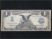 1899 $1 Silver Cert Black Eagle FR-234