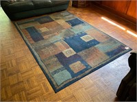 Blue & Green Abstract Rug