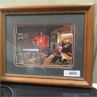 Farmall framed picture 16 1/2 x 13 1/2