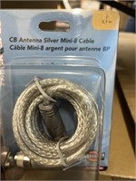 2 Cases CB Antenna Cables