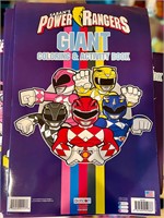 5 Power Ranger coloring/activity Books