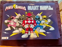 4 Power Ranger coloring/activity Books