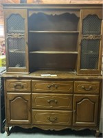 Vintage hutch; China cabinet; 21x53x69