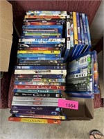 LOT OF DVD'S AND BLURAY VIDEOS
