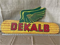 Vintage DeKalb corn advertising color cut-out