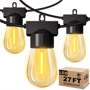 NEW 27FT Outdoor String Lights