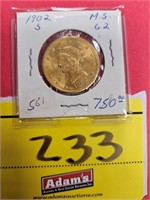 1902-S LIBERTY 10 DOLLAR GOLD PIECE