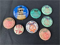 Collectible TREK Buttons