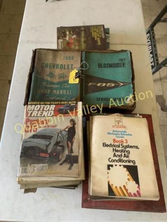 LOT OF CAR CARE MANUALS