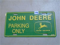 John Deere PARKIG ONLY Licence Plate
