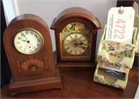 Sessions Clock Co. antique inlaid dresser