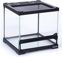 REPTIZOO Mini Reptile Glass Terrarium Tank 8x8x8