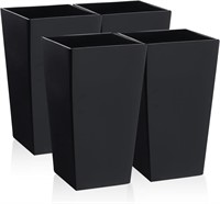 4 Pieces Tall Outdoor Planters 21 Inch Tall