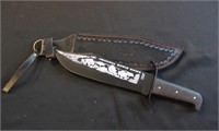 Original Bowie Knife with Print