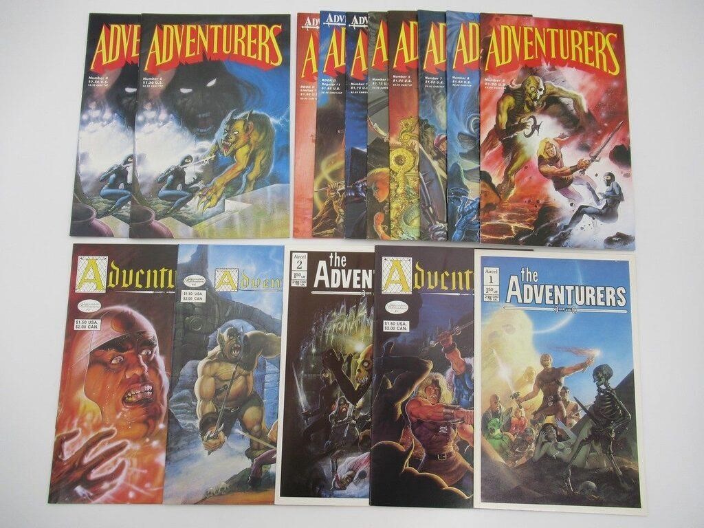 The Adventurers/Aircel #1-10 + More Lot 1980s