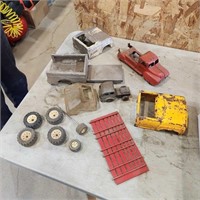 Antique Metal Toy Parts