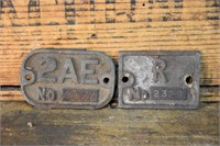 2AE & R Plates