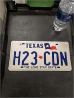 Texas H23 CDN License Plate