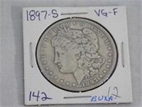 1897S Morgan silver dollar
