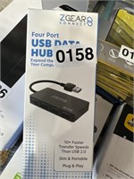 ZGEAR USB DATA HUB RETAIL $30