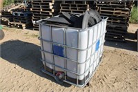Approx. 100 Tire Side Walls In Poly Tote In Cage,