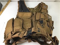 MOLLE VEST, TAG Airsoft, has holster mag pouches