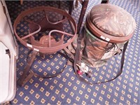 Camo cooler/stool and a propane stove base