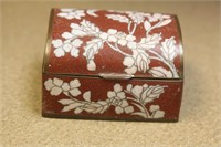 Antique Chinese Cloisonne Dome Box