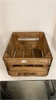 Wooden apple crate