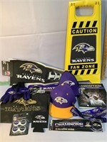 Large Ravens memorabilia lot