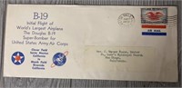 1941 WWII B-19 1st Flight U.S. Stamp Cover