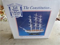 Model ship, The constitution, in box