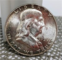 1956 BU FRANKLIN HALF DOLLAR