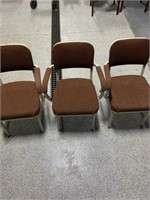 3 waiting room chairs