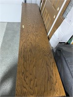 Long wooden table