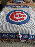 Chicagao Cubs throw, approx 50" x 60"