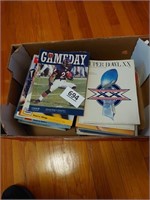 Lot of Chicago Bears game day programs