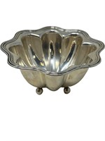 The Nowlan co solid sterling silver footed bowl