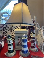 Lighthouse Tea Lights with Table Light