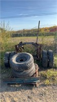 Trailer Axle & Frame of A Chevy One Ton