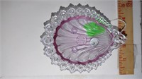 Fenton 95th anniversary shell trinket dish