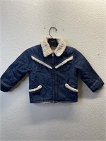Vintage Sherpa Lined Jean Jacket