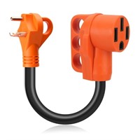RV Power Adapter Plug NEMA TT-30P Male to...