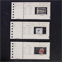 Worldwide Stamps in dealer cards, several hundred
