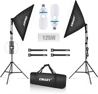 EMART Softbox Lighting Kit  20x28  125W