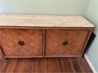 MCM BUFFET WITH MARBLE TOP (CRACKED) #1