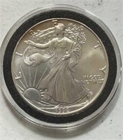 1992 Silver Eagle slightly toned UNC