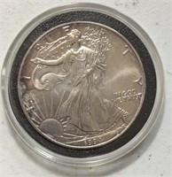 1994 Silver Eagle slightly toned UNC